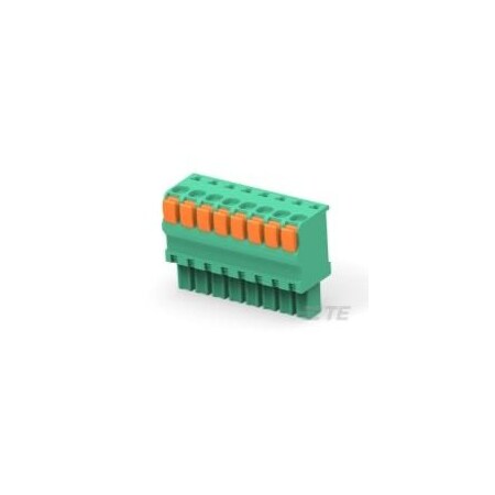 Te Connectivity STR PLUG SPRING TYPE LH 8P 3.81mm 1986722-8